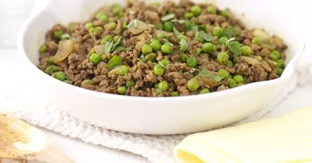 Keema curry & raita