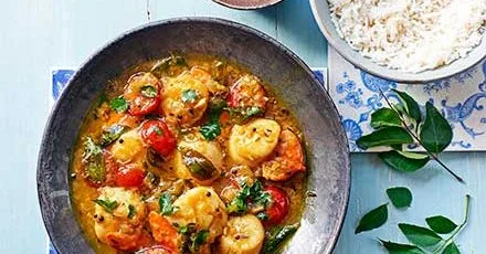 Кералське моле зі скалопами