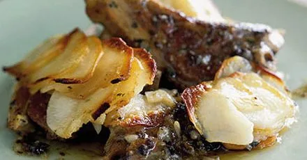 Lamb, black pudding & mustard hotpot