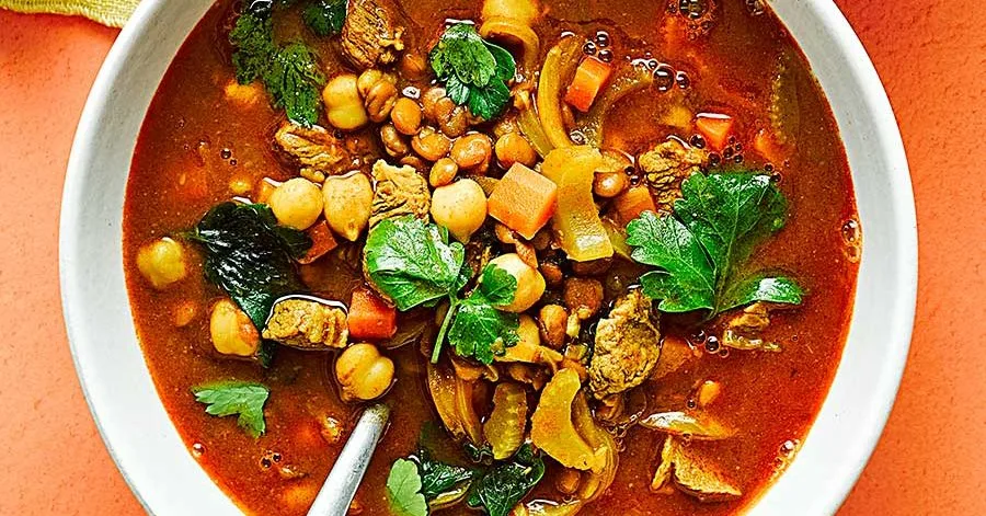 Lamb & chickpea soup