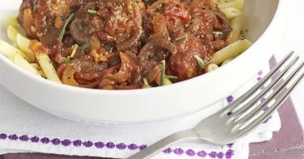 Lamb meatballs with rosemary tomato sauce