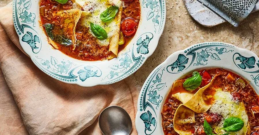 Lasagne soup