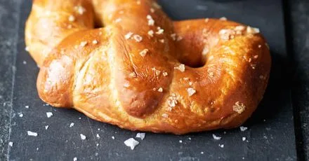 Homemade soft pretzels