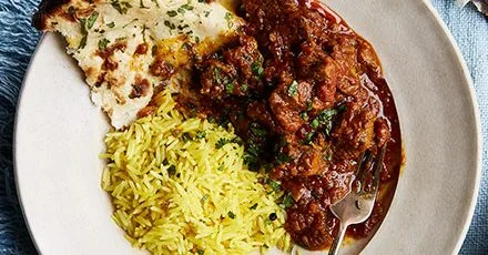 Leftover lamb curry