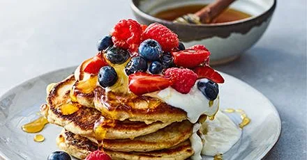 Leftover porridge pancakes