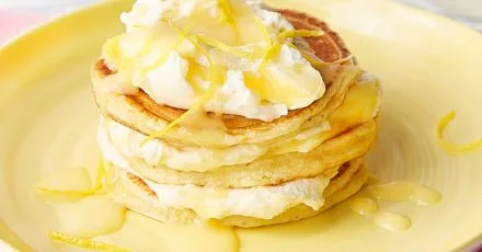 Lemon drizzle pancakes