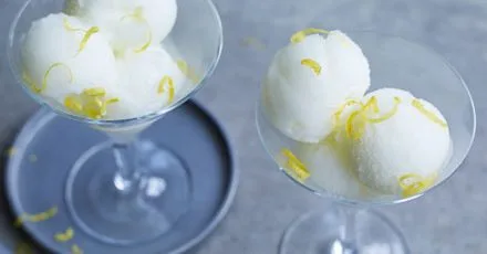 Lemon sorbet
