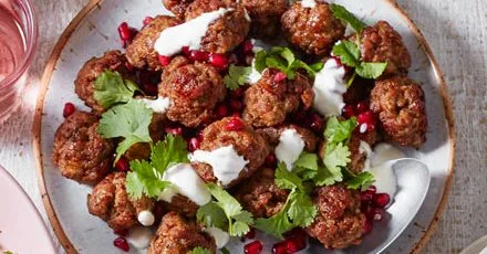 Lemony lamb meatballs