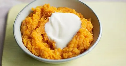 Weaning recipe: Lentil & sweet potato purée
