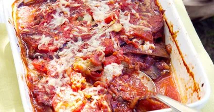 Lighter aubergine Parmigiana
