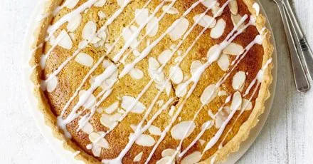 Lighter bakewell tart