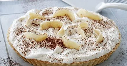Lighter banoffee pie