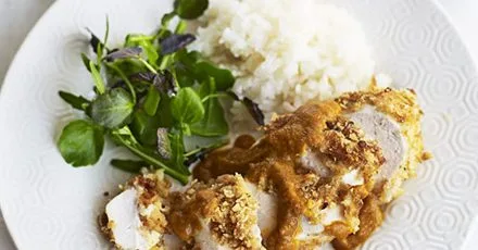 Lighter chicken katsu