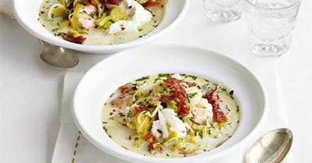 Lighter fish chowder