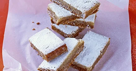 Lime & ginger bars