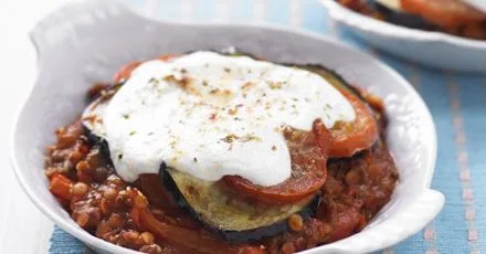 Low-fat moussaka