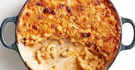 Макарони з чеддером та мармеладом