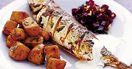 Mackerel with curry spices