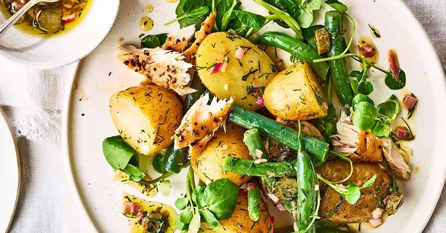 Mackerel & new potato salad