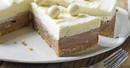 Malt chocolate cheesecake