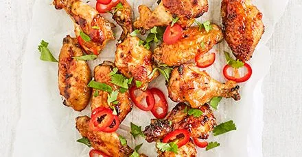 Mango & lime chicken wings