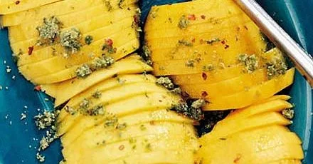 Mango with lime sugar