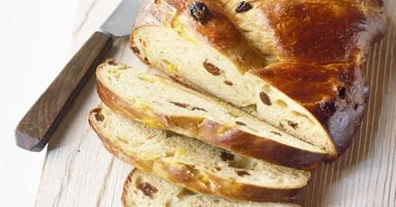Mango tea loaf plait
