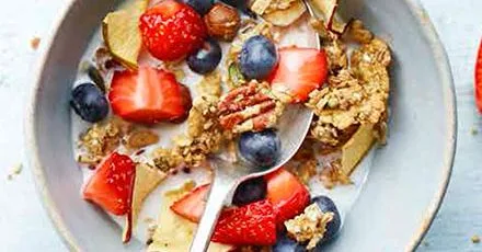 Maple-baked granola