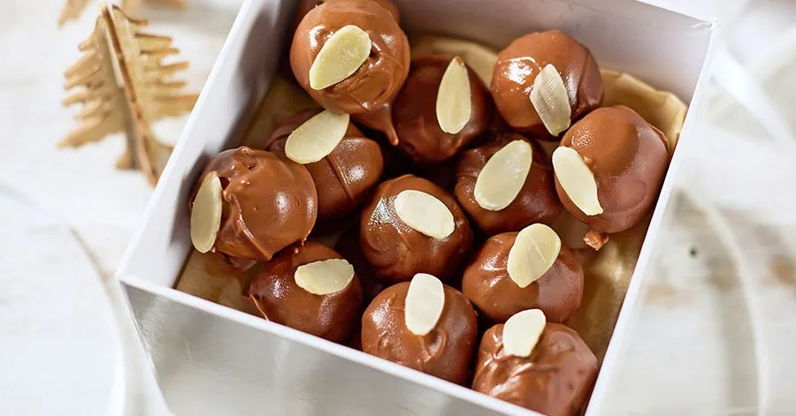Marzipan chocolates