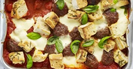 Baked meatballs