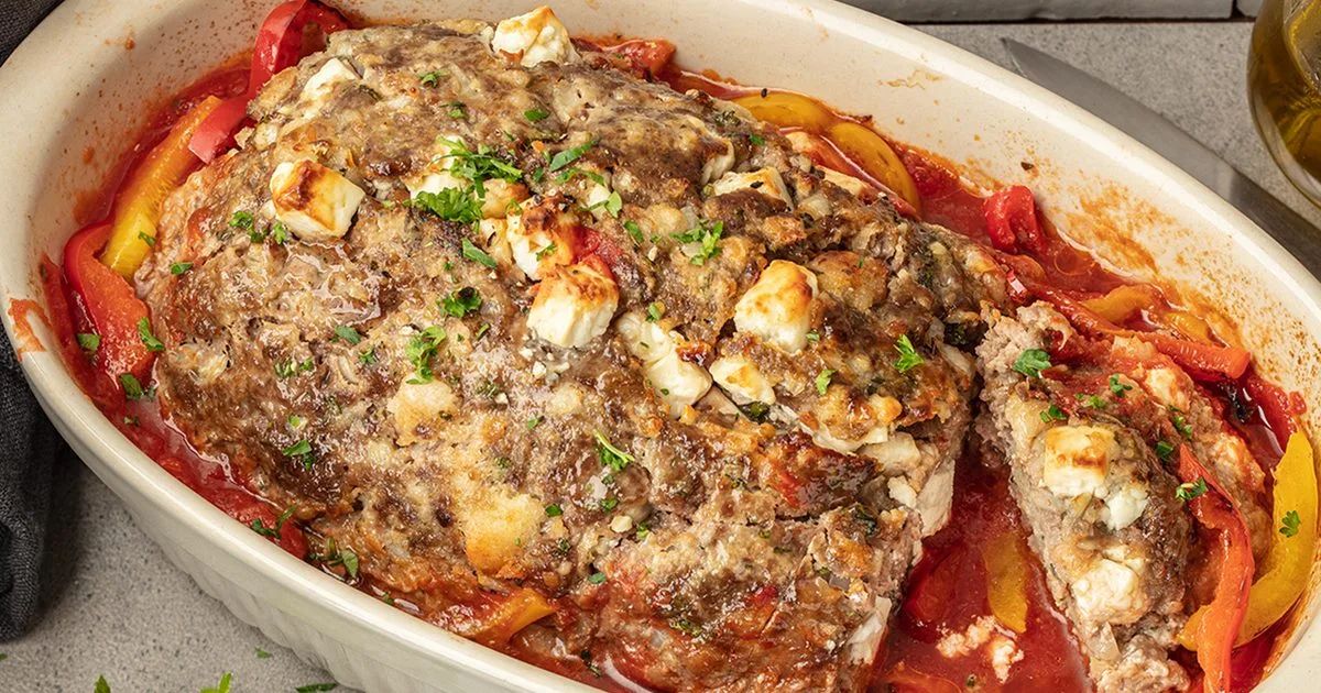 Meatloaf with feta