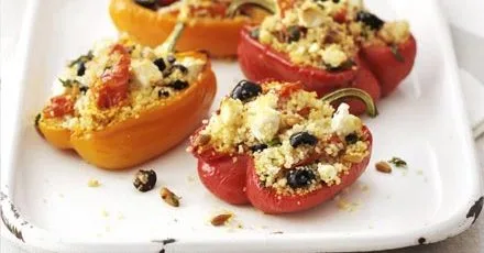 Mediterranean stuffed peppers