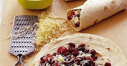Melting chilli bean wraps