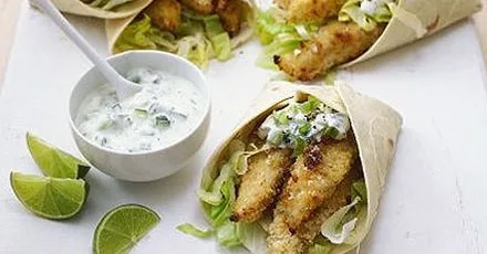 Mexican fish wraps