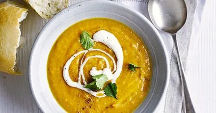 Mexican sweet potato soup