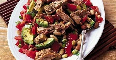 Mexican tuna & bean salad