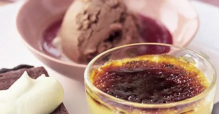 Milk chocolate sorbet
