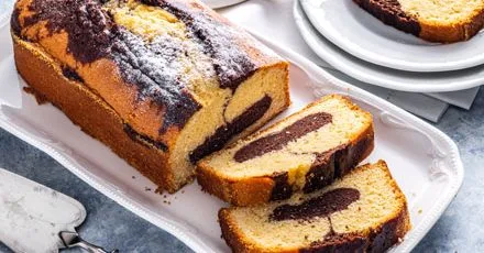 Marble loaf cake