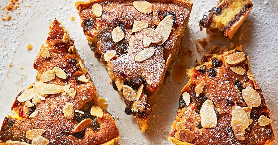 Mince pie frangipane tart