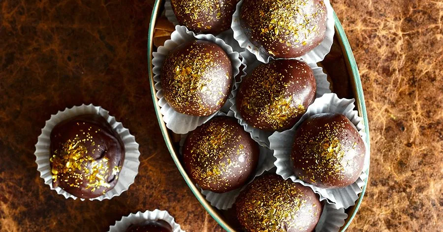 Mince pie truffles