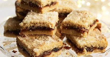 Mincemeat & shortbread squares