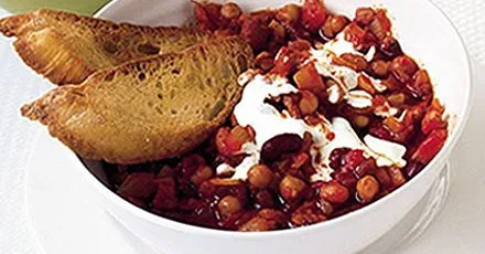 Mixed bean goulash