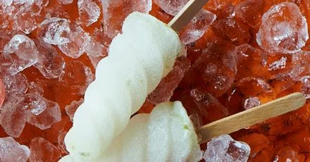 Mojito ice lollies