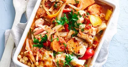 Moroccan fish stew