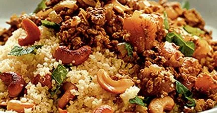 Овочевий фарш зі спеціями та кус-кусом