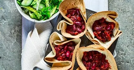Muffin tin chilli pots