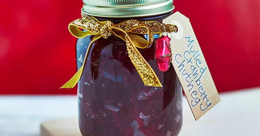 Mulled cranberry chutney