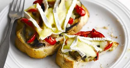 Mushroom & pepper melts