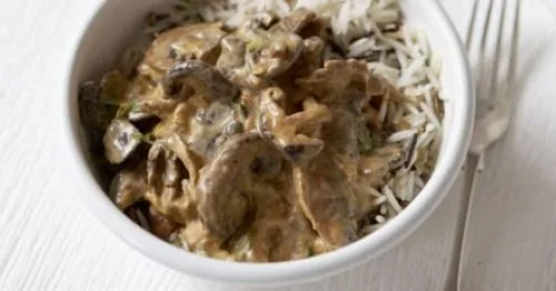 Mushroom stroganoff