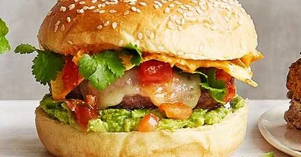 Nacho cheeseburger